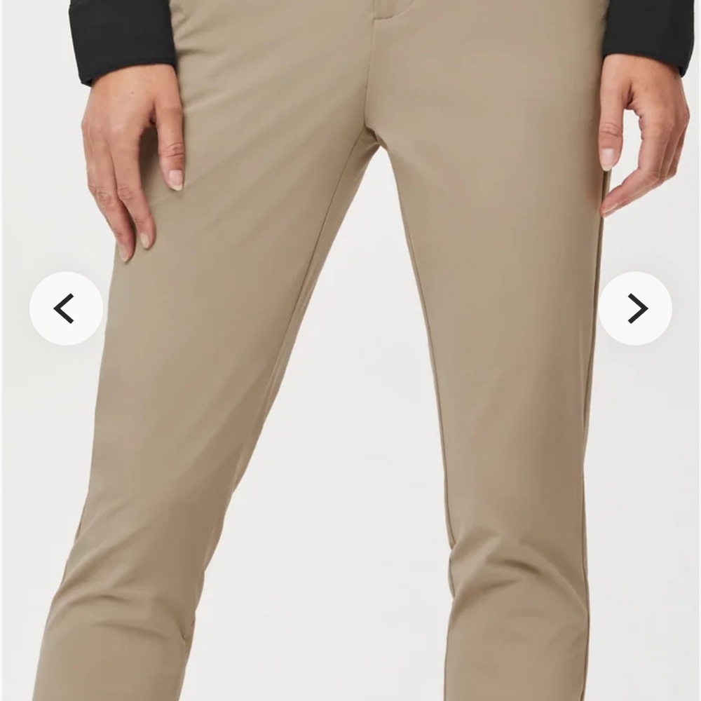 FIGS PRO skinny tan trouser